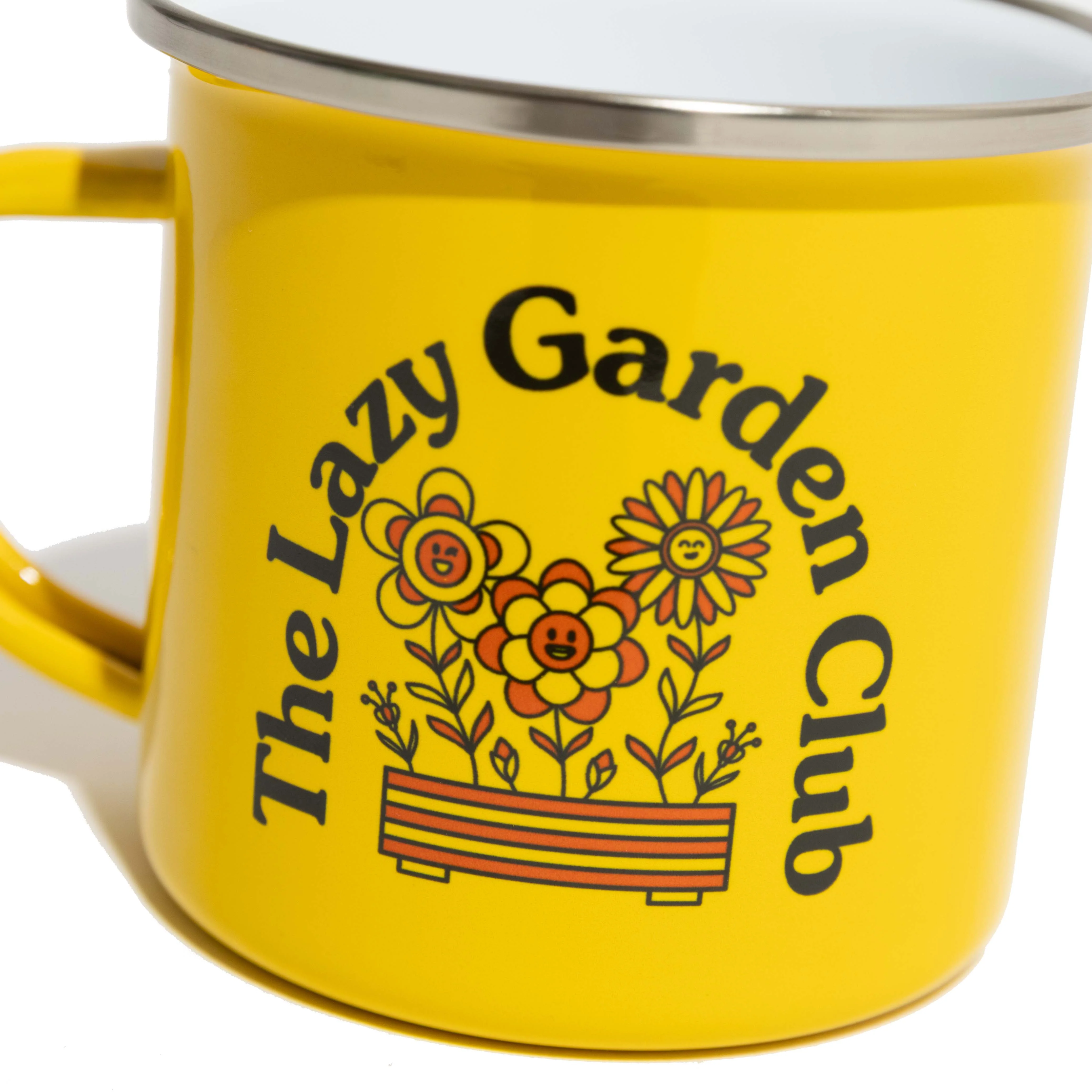 Lazy Garden Club Enamel Mug - Image 5