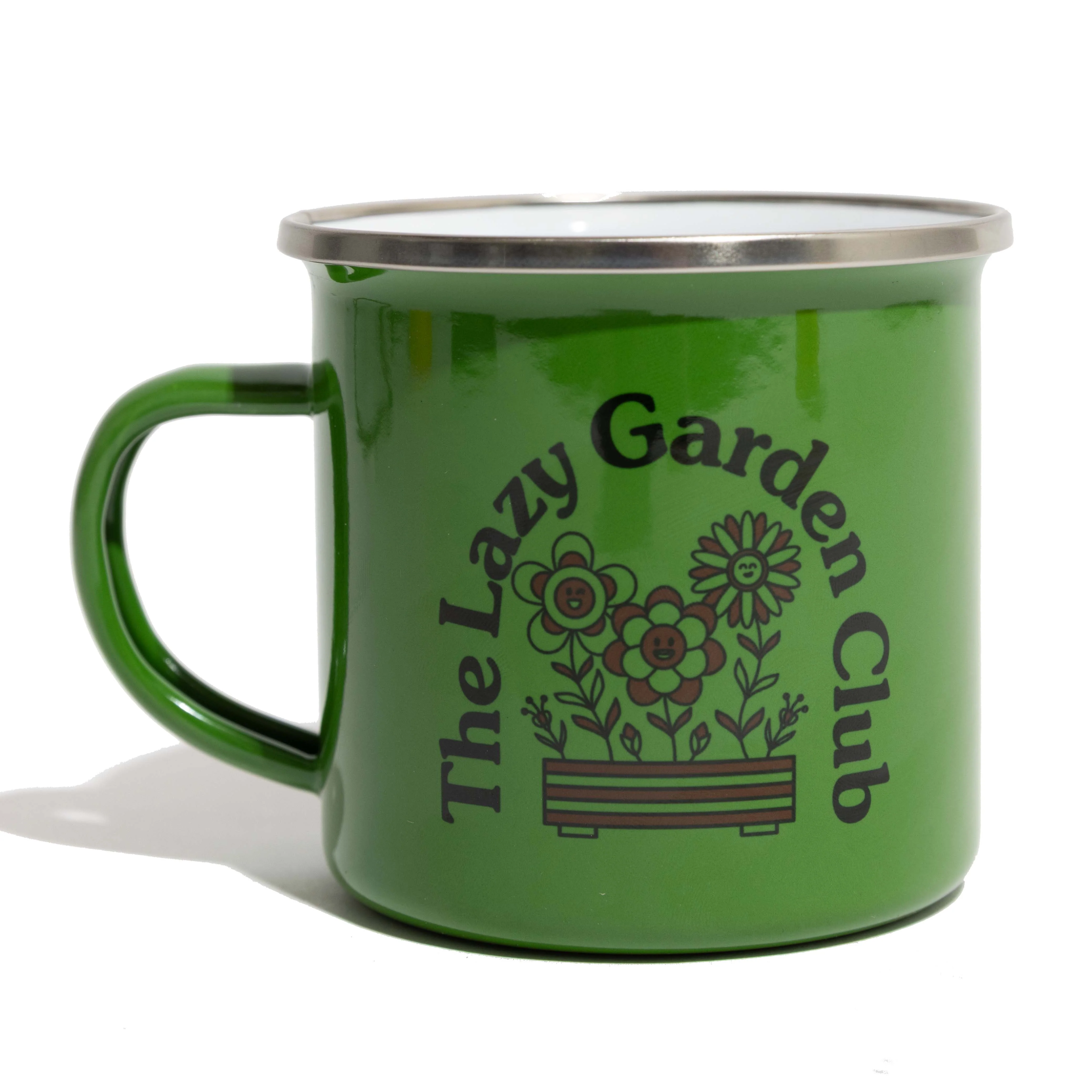 Lazy Garden Club Enamel Mug - Image 7