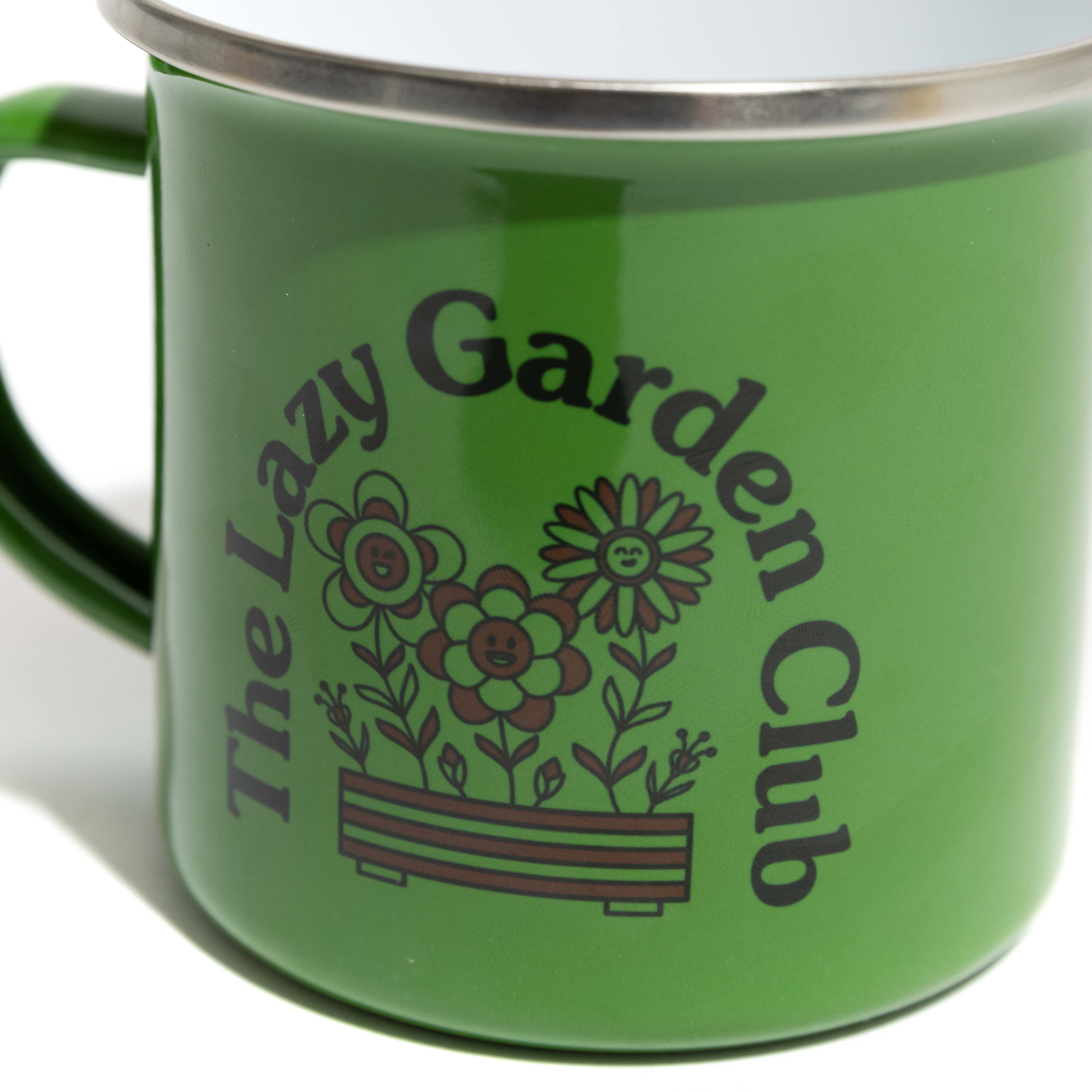 Lazy Garden Club Enamel Mug - Image 8