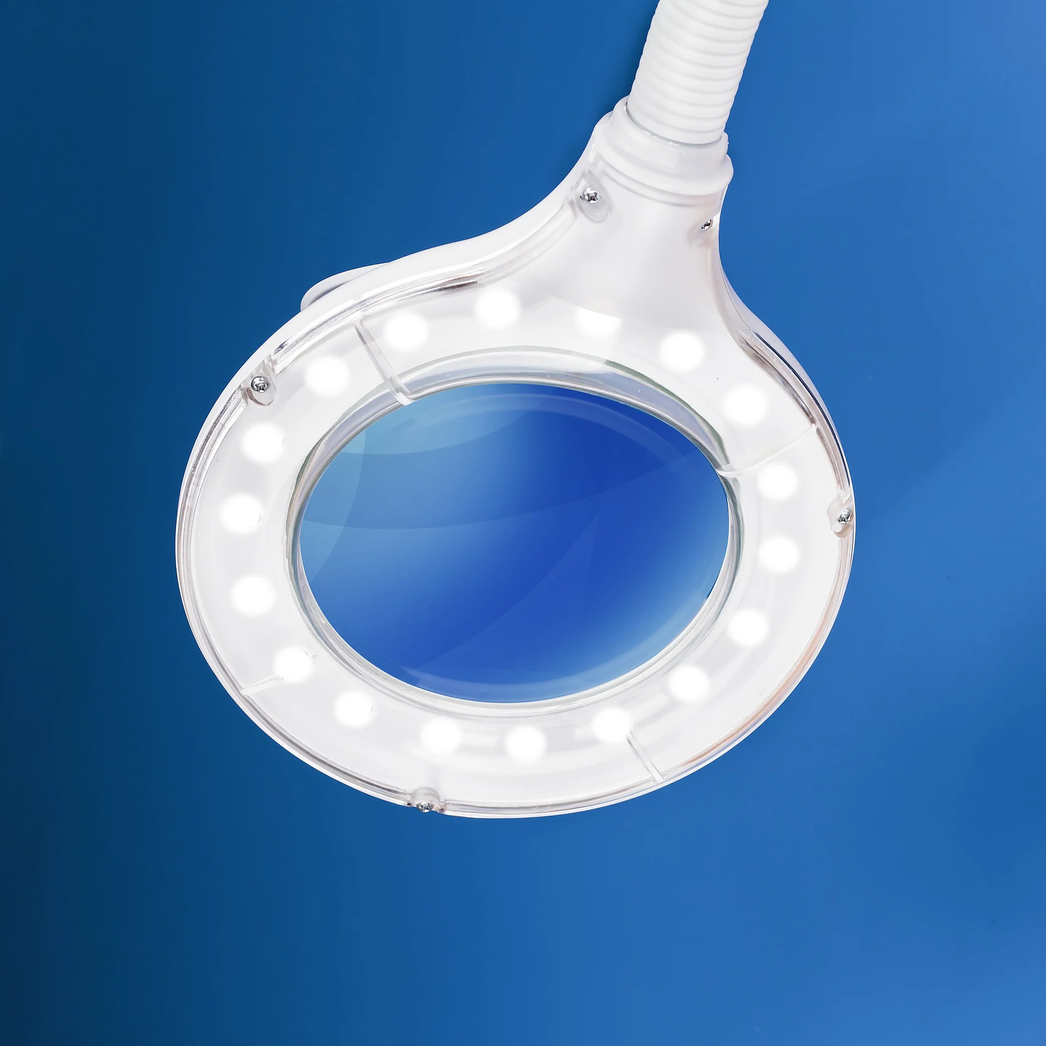 Led Compact Magnifier Table Lamp With Insert Lens - Image 4