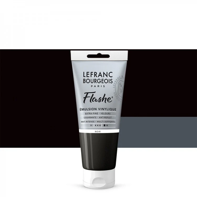 Lefranc Bourgeois Flashe Vinyl Black 80ml - Image 2