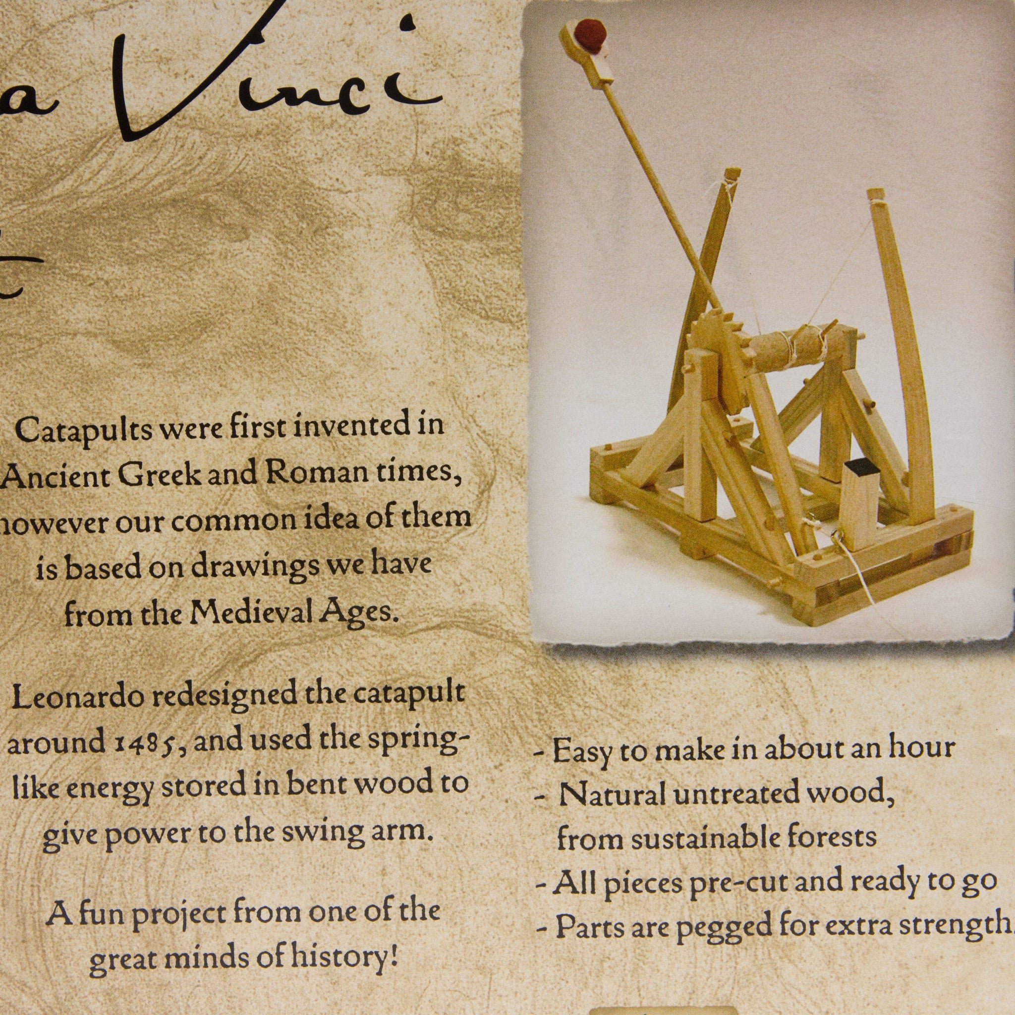 Leonardo Da Vinci Kit: Catapult - Image 2