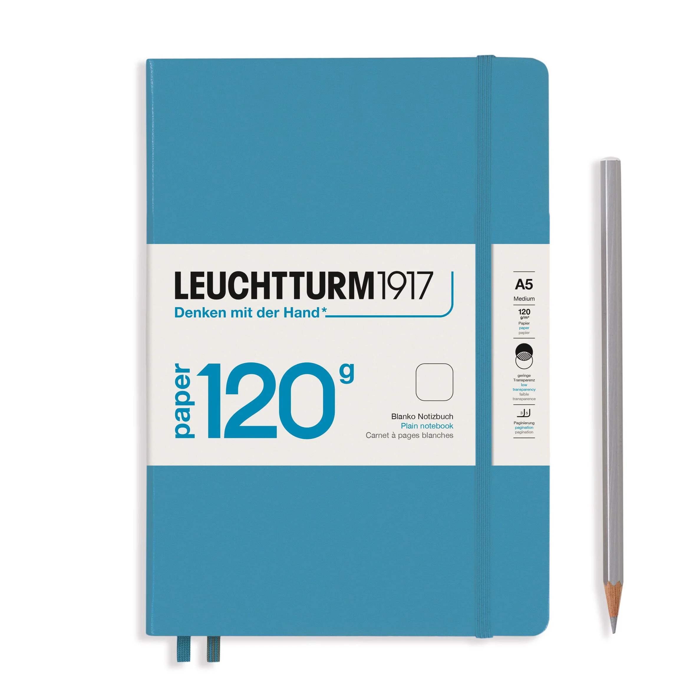 Leuchtturm 120G Notebook Medium A5 Plain - Image 4