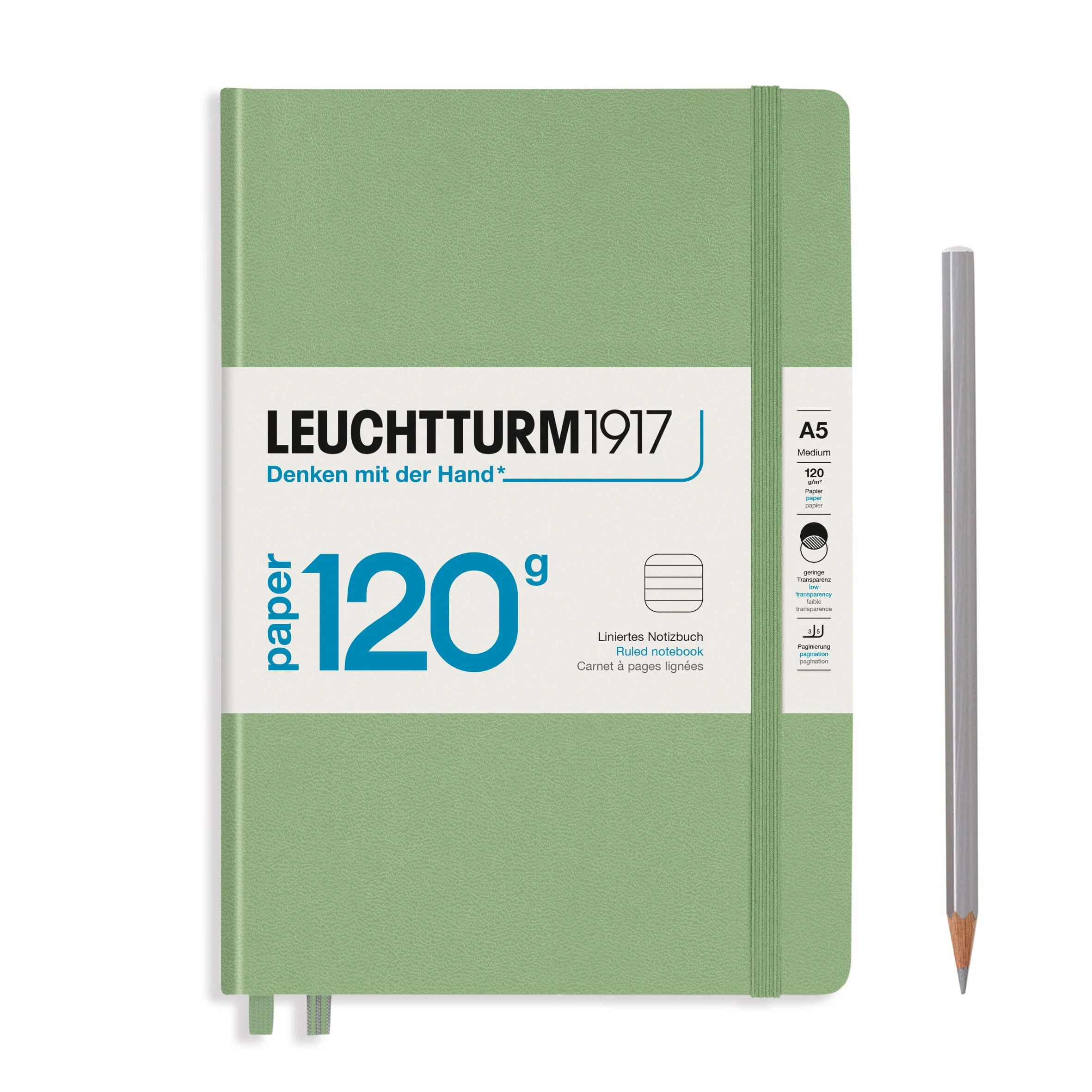 Leuchtturm 120G Notebook Medium A5 Ruled - Image 3