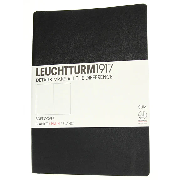 Leuchtturm 1917 Classic Black Softcover Medium Notebooks - Image 5