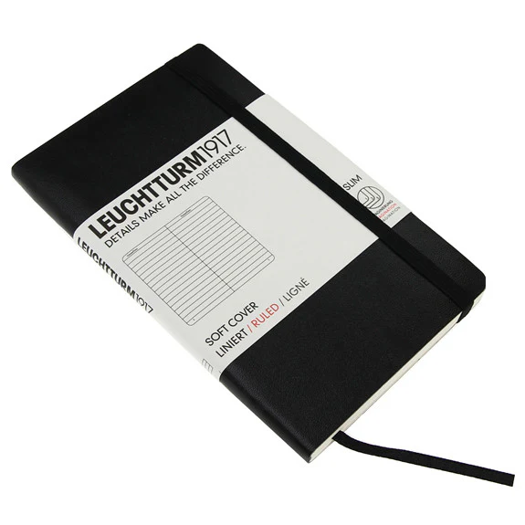 Leuchtturm 1917 Classic Black Softcover Pocket Notebook - Image 3