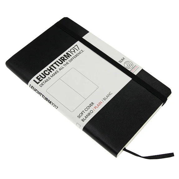 Leuchtturm 1917 Classic Black Softcover Pocket Notebook - Image 5