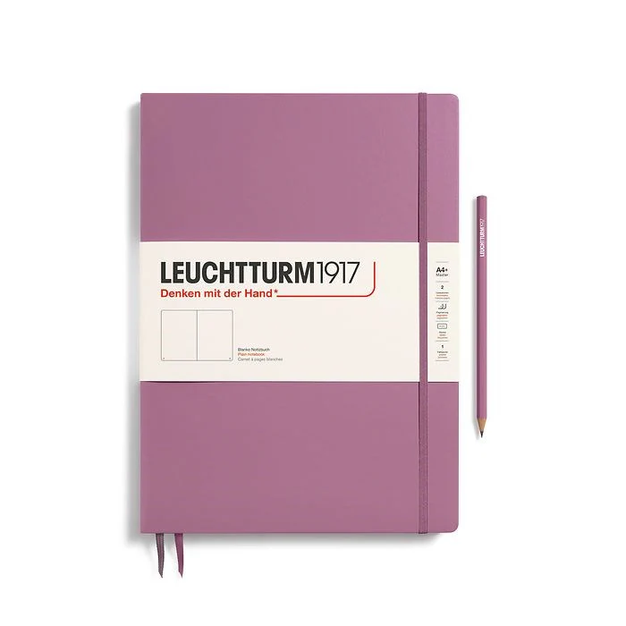 Leuchtturm 1917 Notebook A4+ Master Slim - Dusty Rose - Image 2