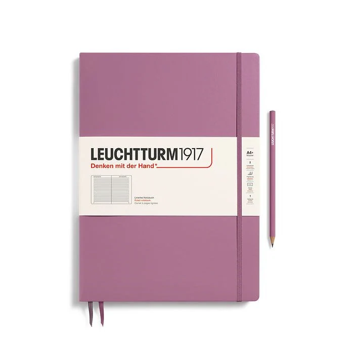 Leuchtturm 1917 Notebook A4+ Master Slim - Dusty Rose - Image 4