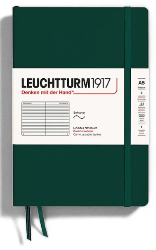 Leuchtturm 1917 Notebook Medium (A5) Softcover - Natural Colours - Image 10