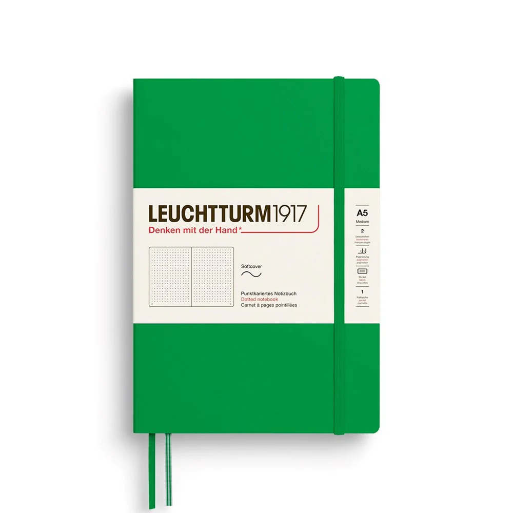 Leuchtturm 1917 Notebook Medium (A5) Softcover - Spring Leaf - Image 2