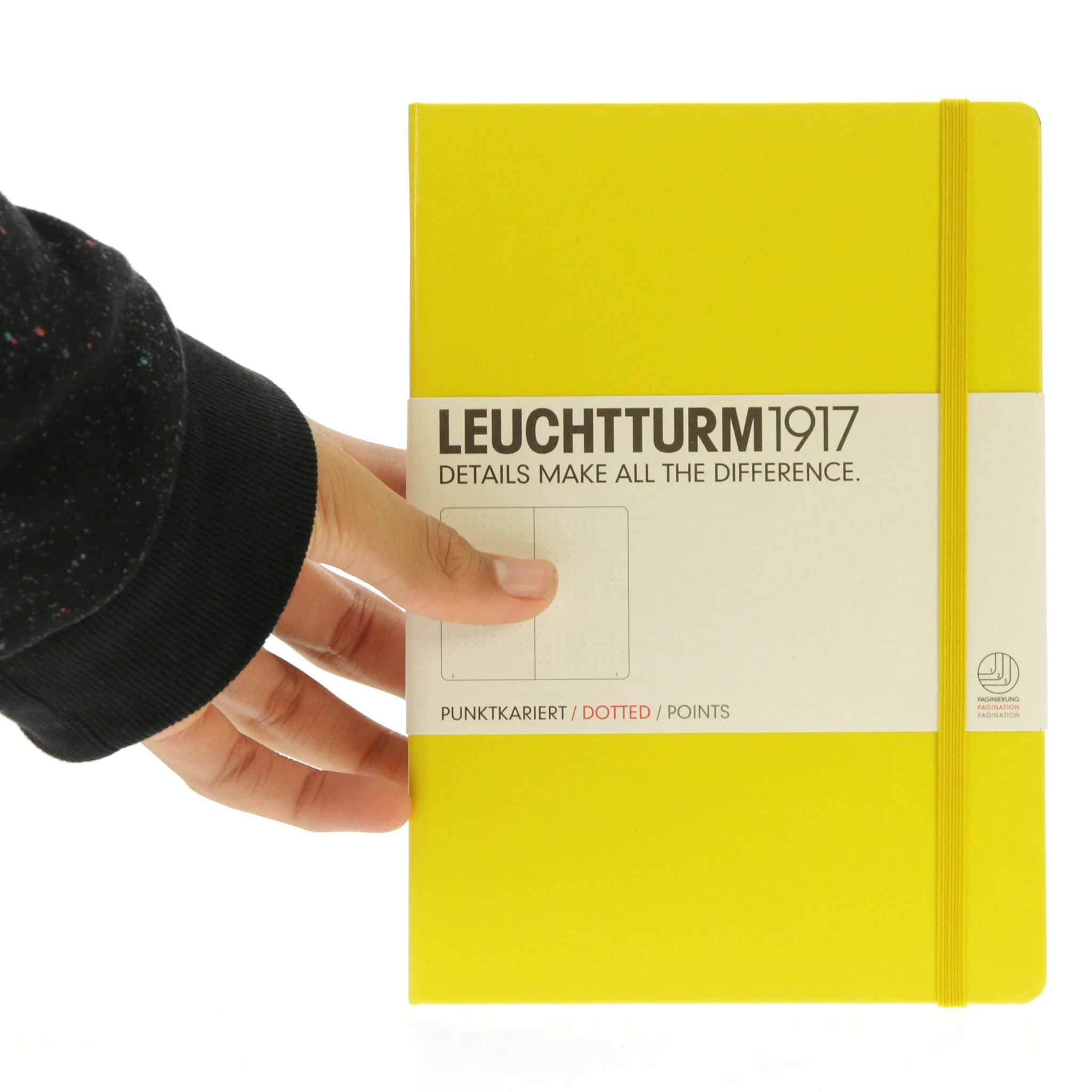 Leuchtturm 1917 Notebook Medium Dotted Lemon