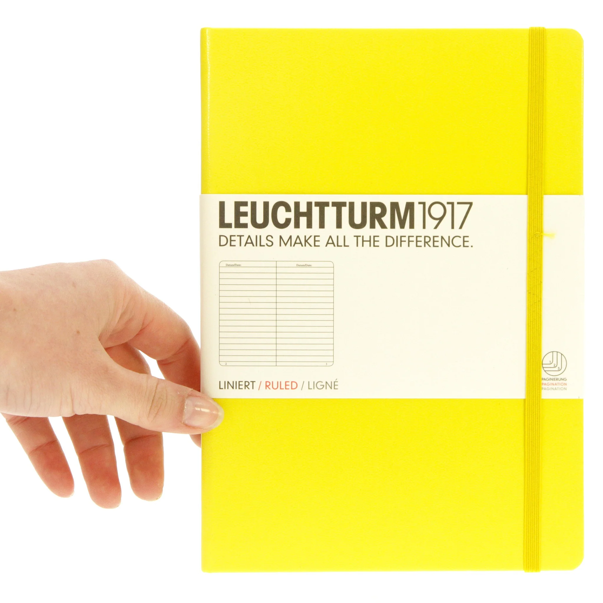Leuchtturm 1917 Notebook Medium Ruled Lemon - Image 2