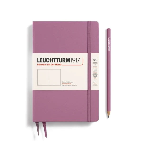 Leuchtturm 1917 Notebook Paperback (B6+) Hardcover - Dusty Rose - Image 3