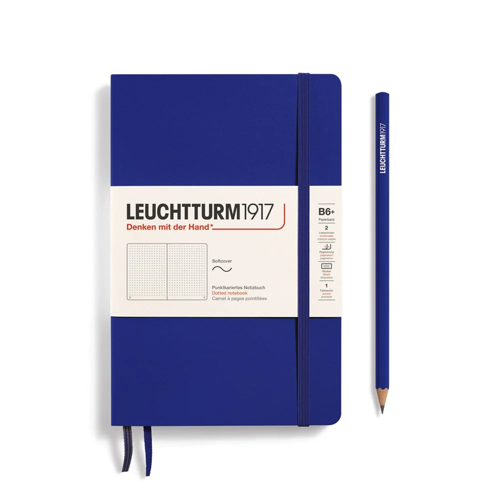 Leuchtturm 1917 Notebook Paperback (B6+) Softcover - Ink - Image 2
