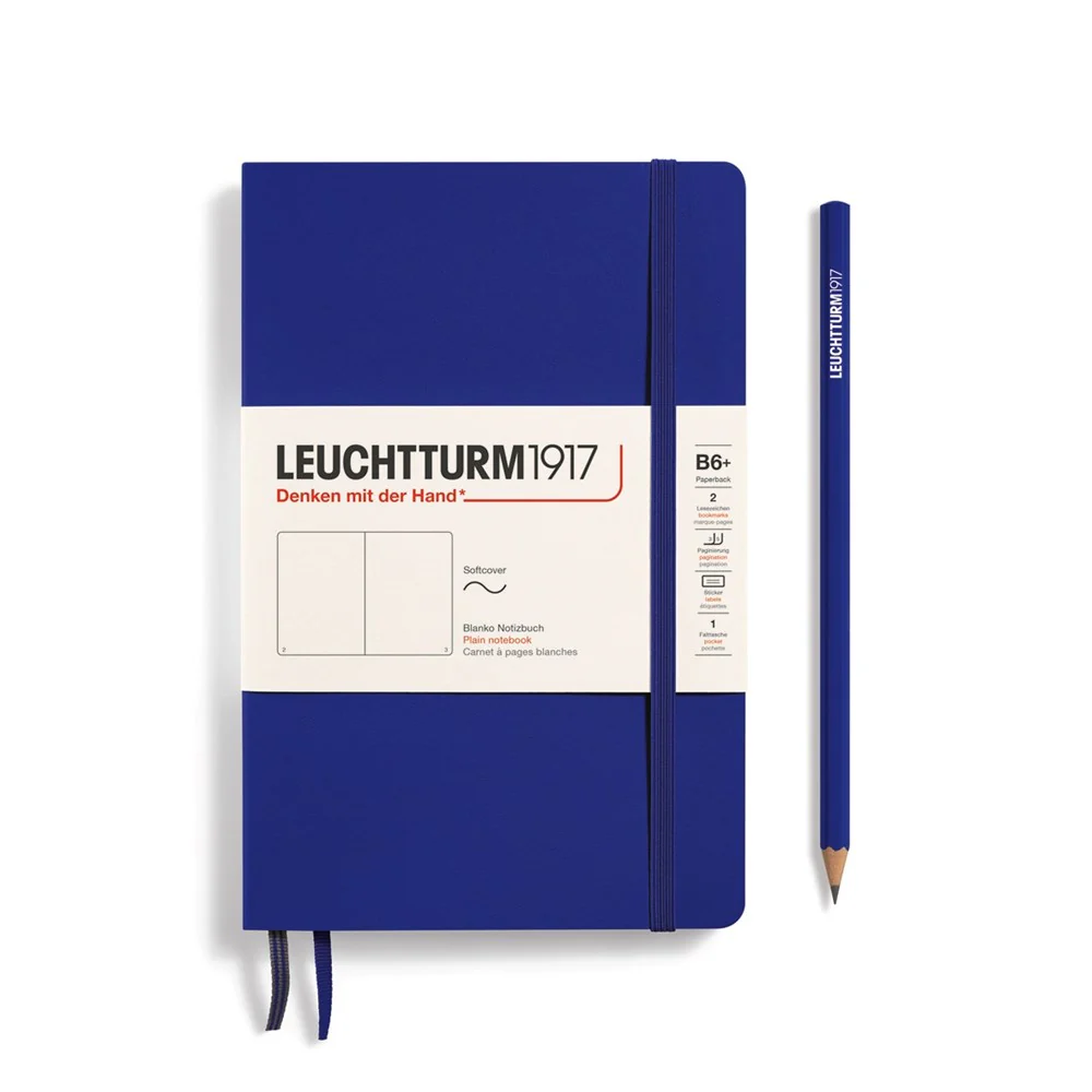 Leuchtturm 1917 Notebook Paperback (B6+) Softcover - Ink - Image 3