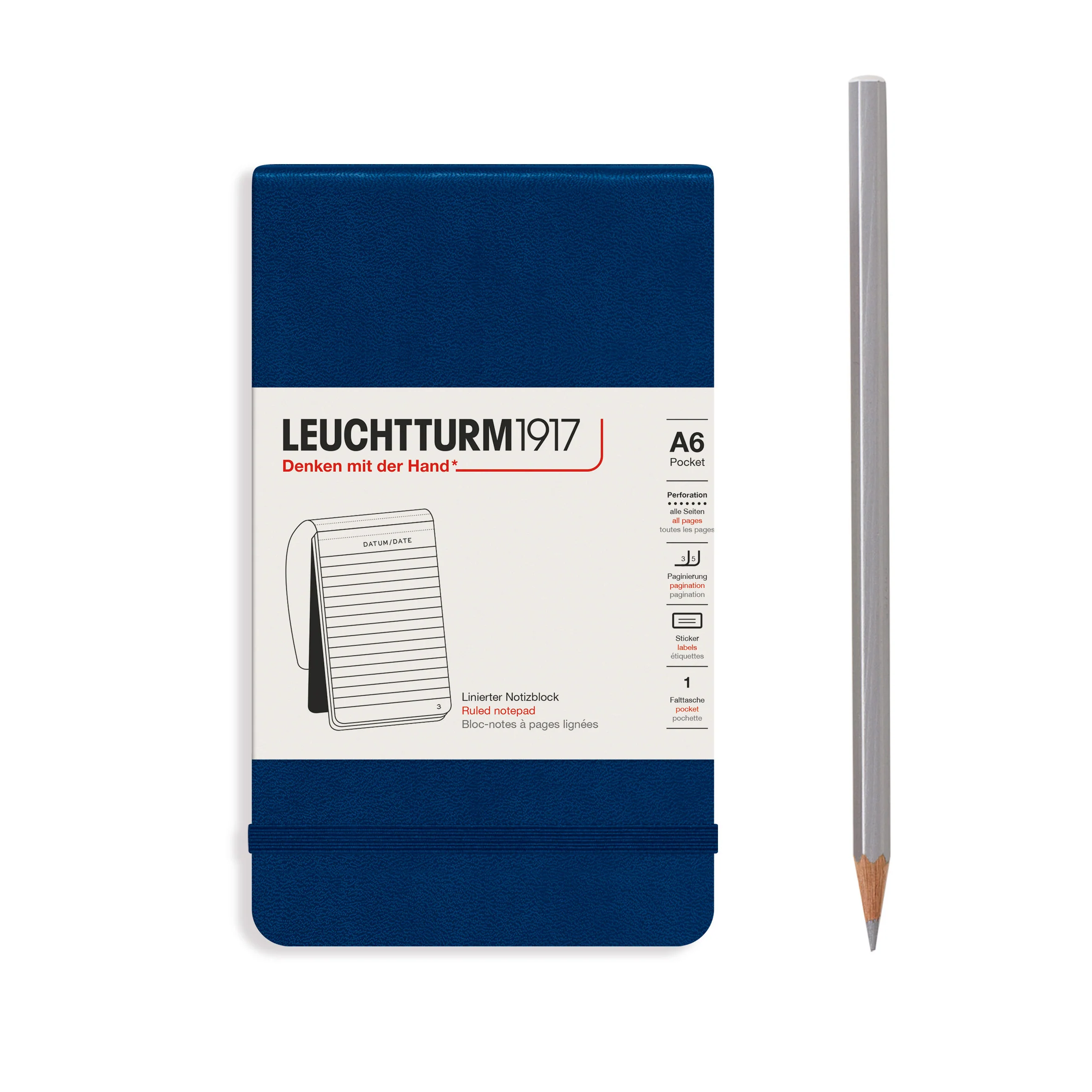 Leuchtturm 1917 Notepad Pocket A6 - Image 2