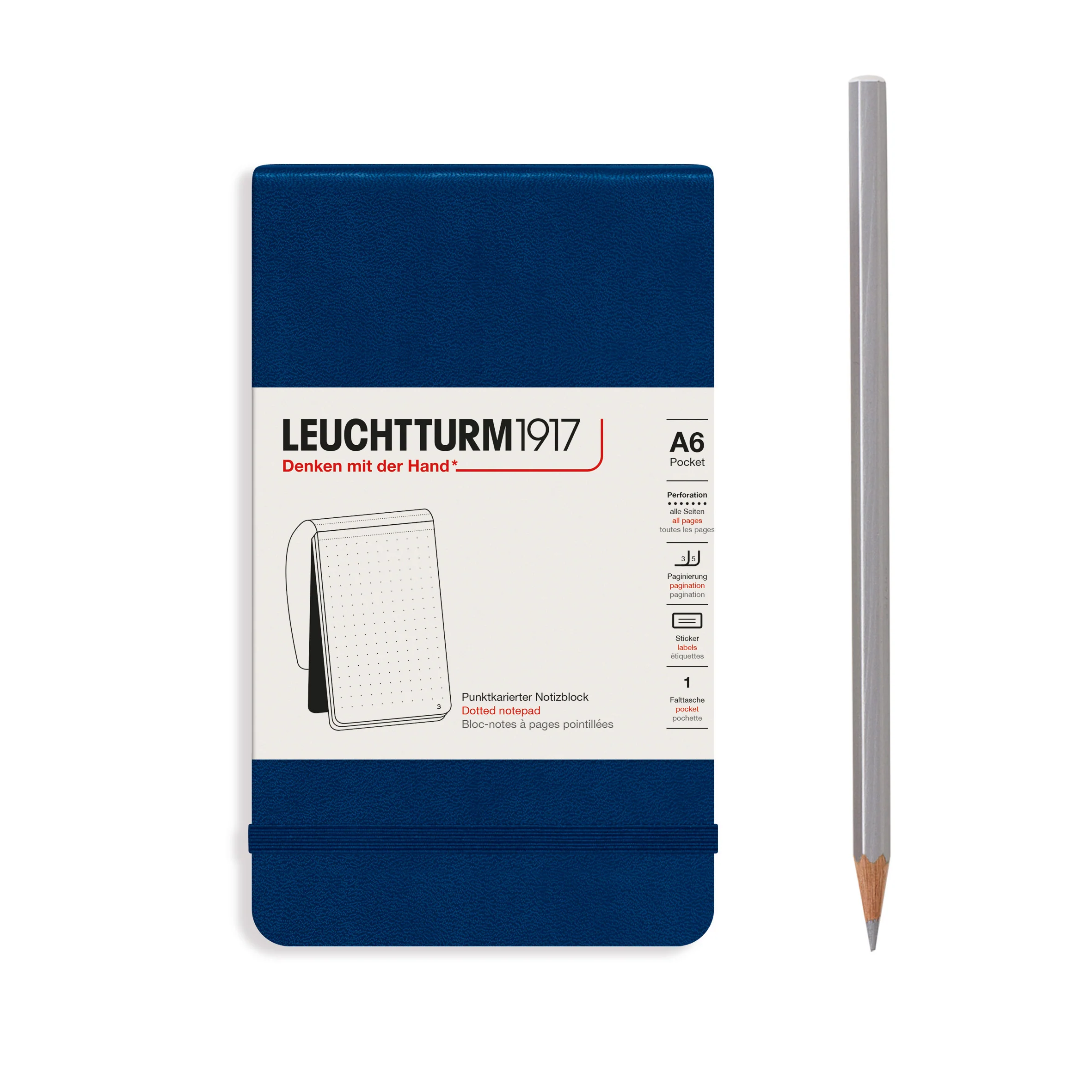 Leuchtturm 1917 Notepad Pocket A6 - Image 3