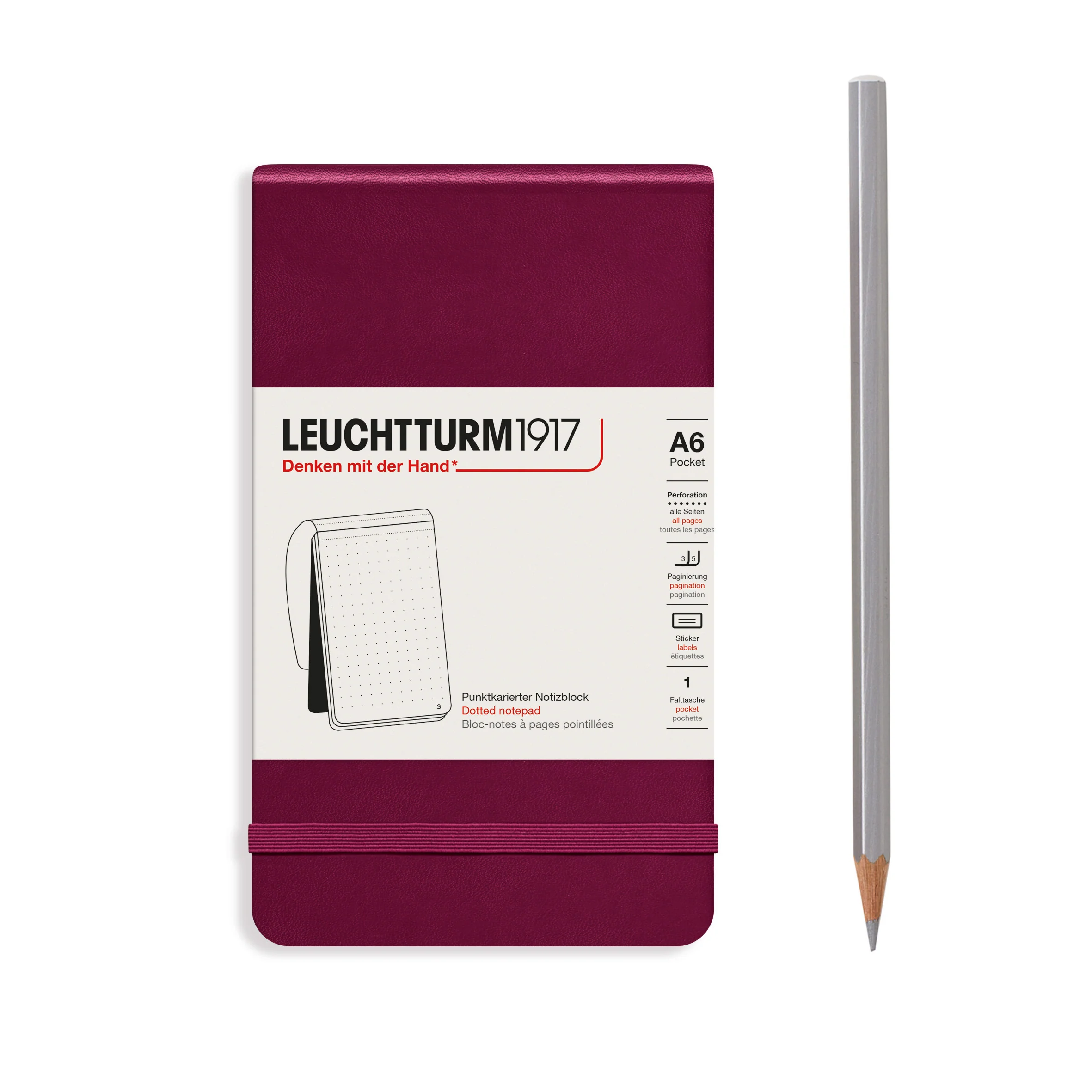 Leuchtturm 1917 Notepad Pocket A6 - Image 5
