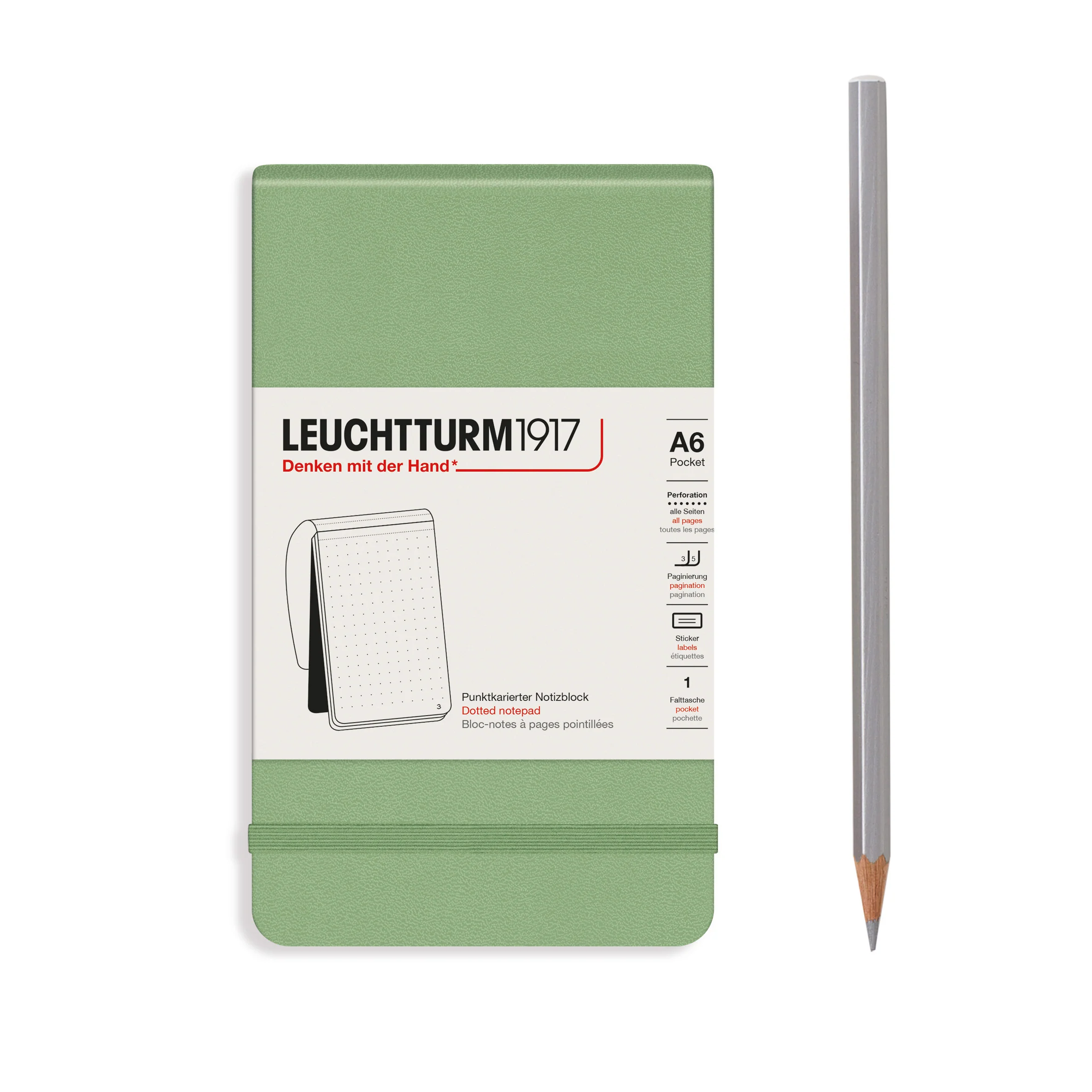 Leuchtturm 1917 Notepad Pocket A6 - Image 8