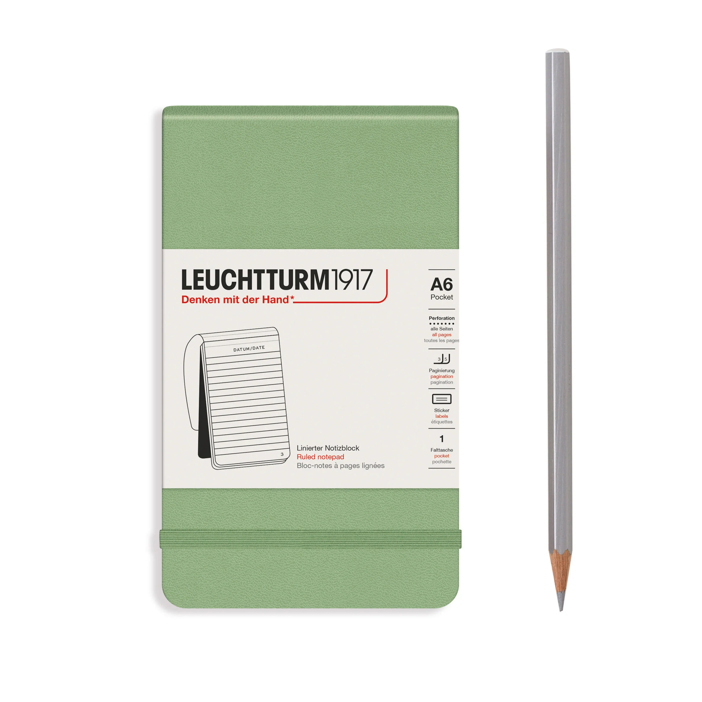 Leuchtturm 1917 Notepad Pocket A6 - Image 9