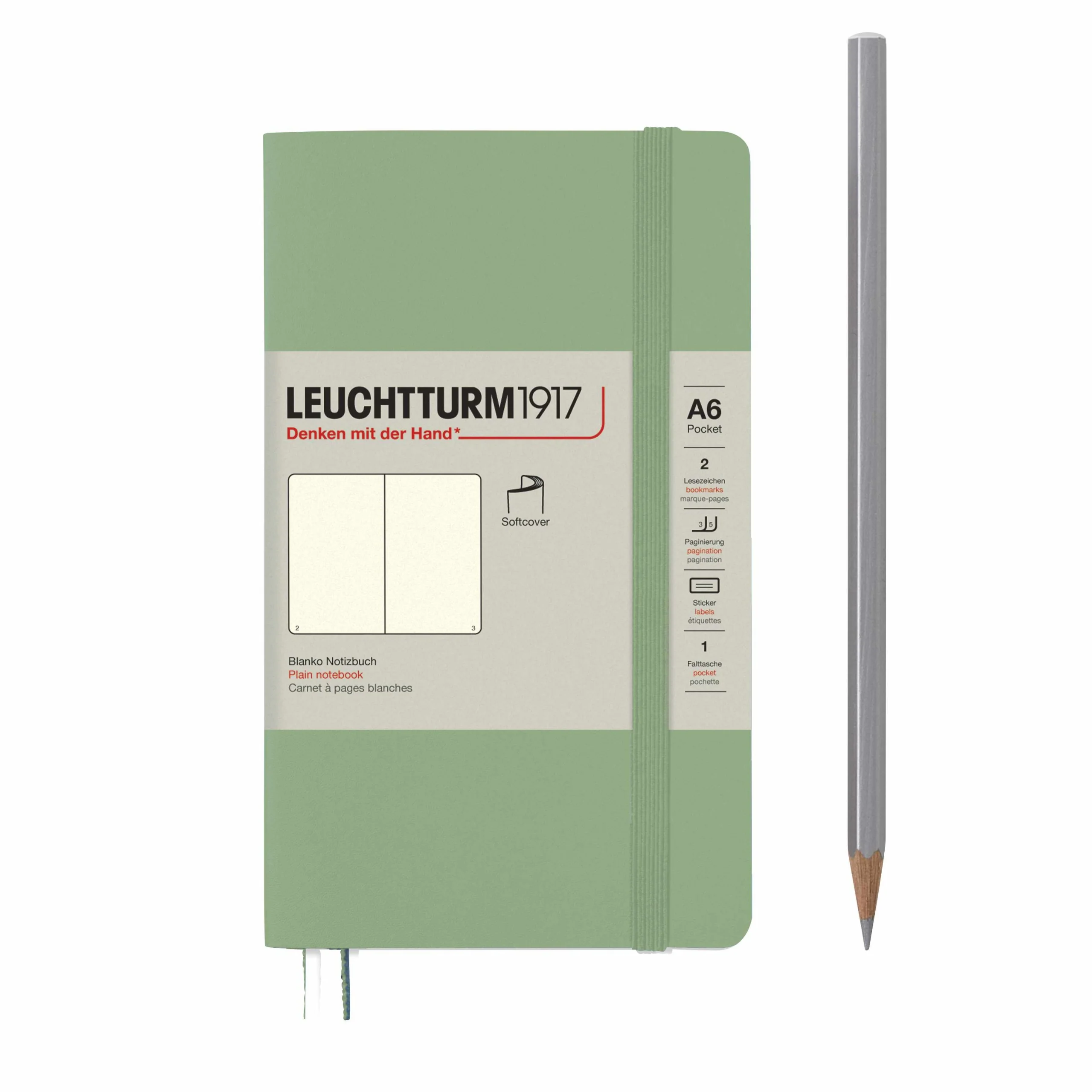 Leuchtturm Notebook (A6 Pocket), Softcover Plain - Image 2
