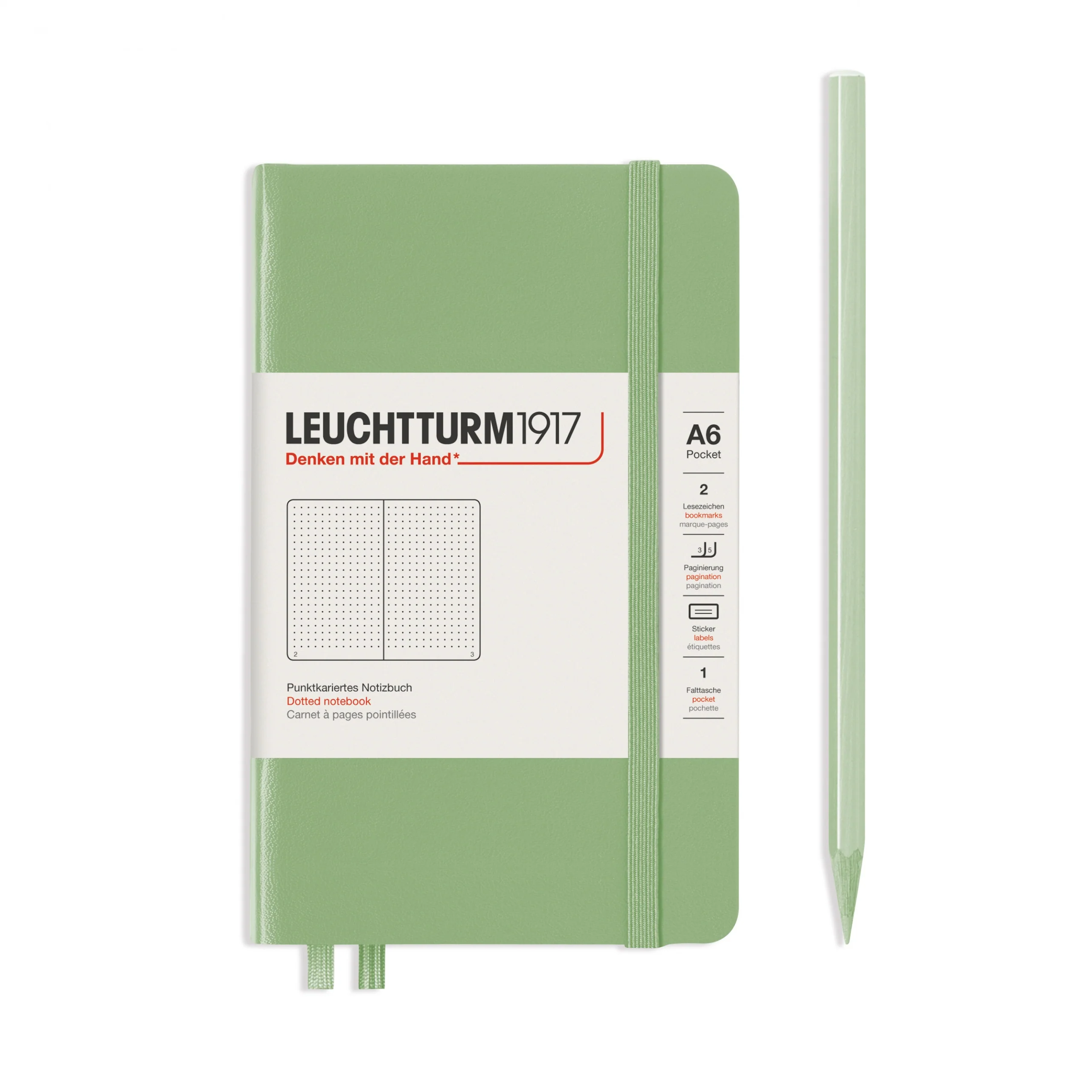 Leuchtturm Notebook Pocket (A6), Hardcover Dotted - Image 2