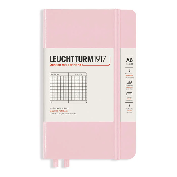 Leuchtturm Notebook Pocket (A6), Hardcover Squared - Image 2