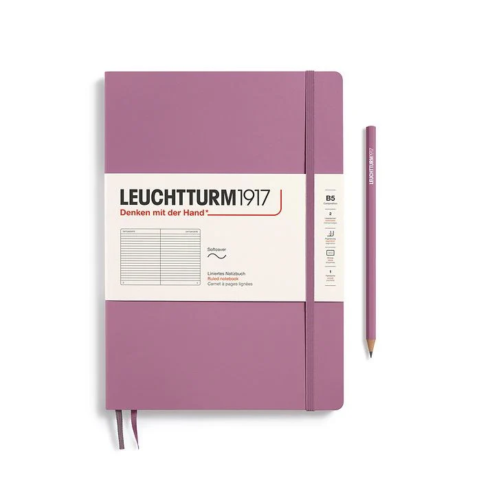 Leuchtturm1917 Softcover Notebook B5 - Dusty Rose