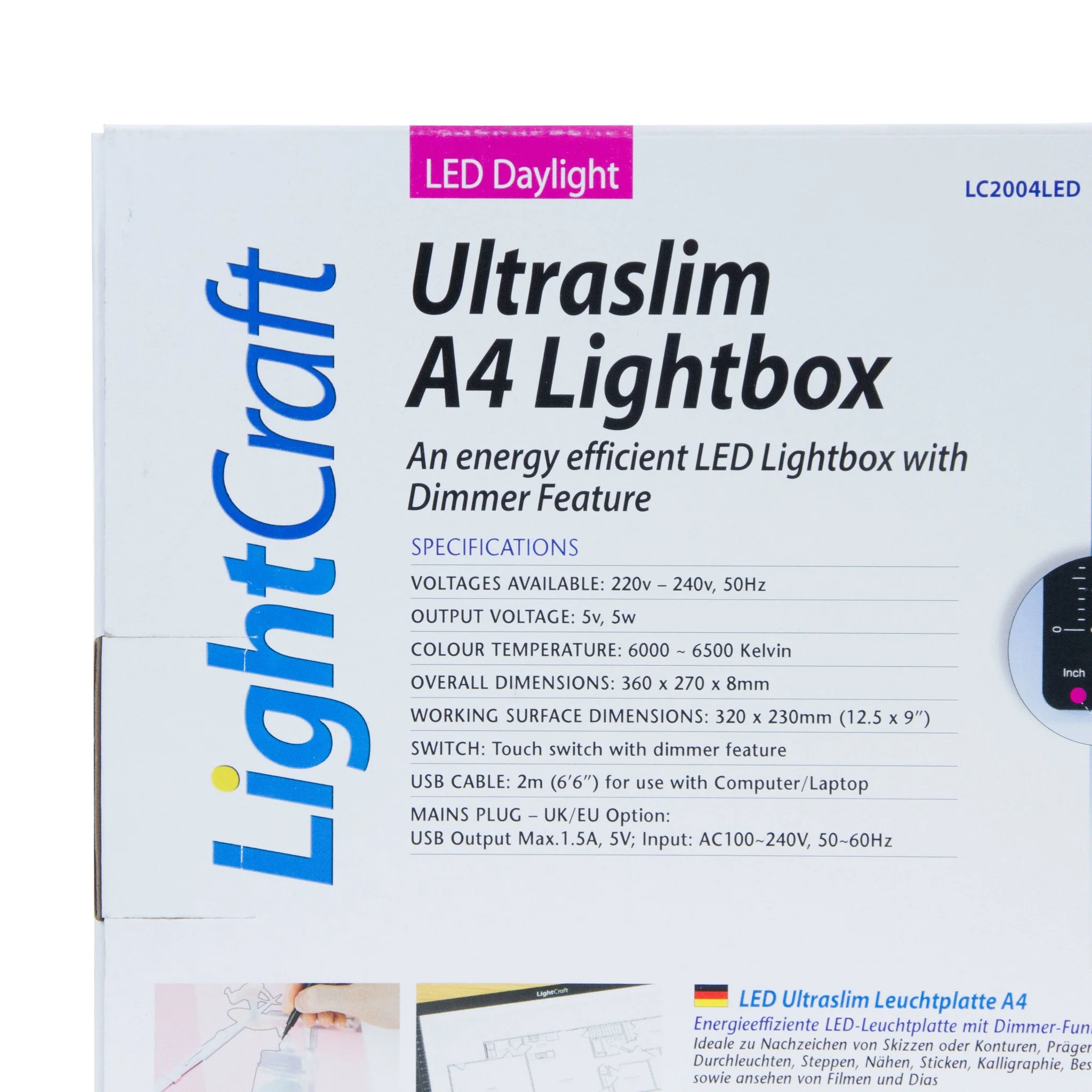 LightCraft Ultraslim A4 Lightbox - Image 3