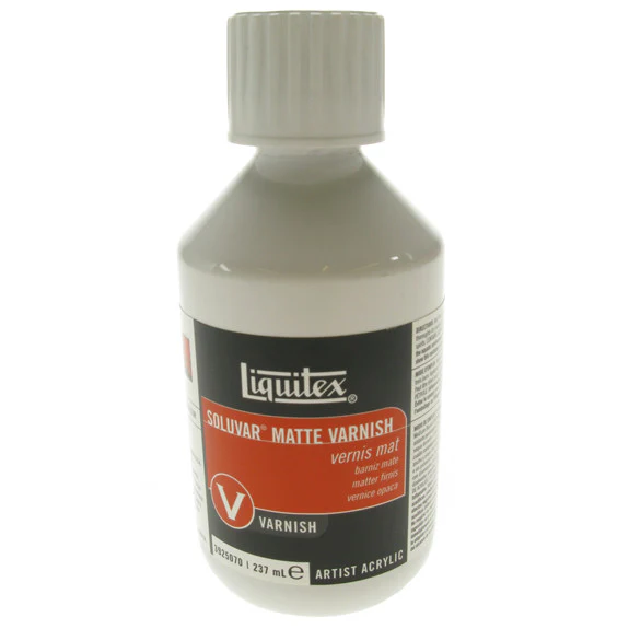 LQX Pro Solvant Matt Varnish 237ml Acrylic Medium