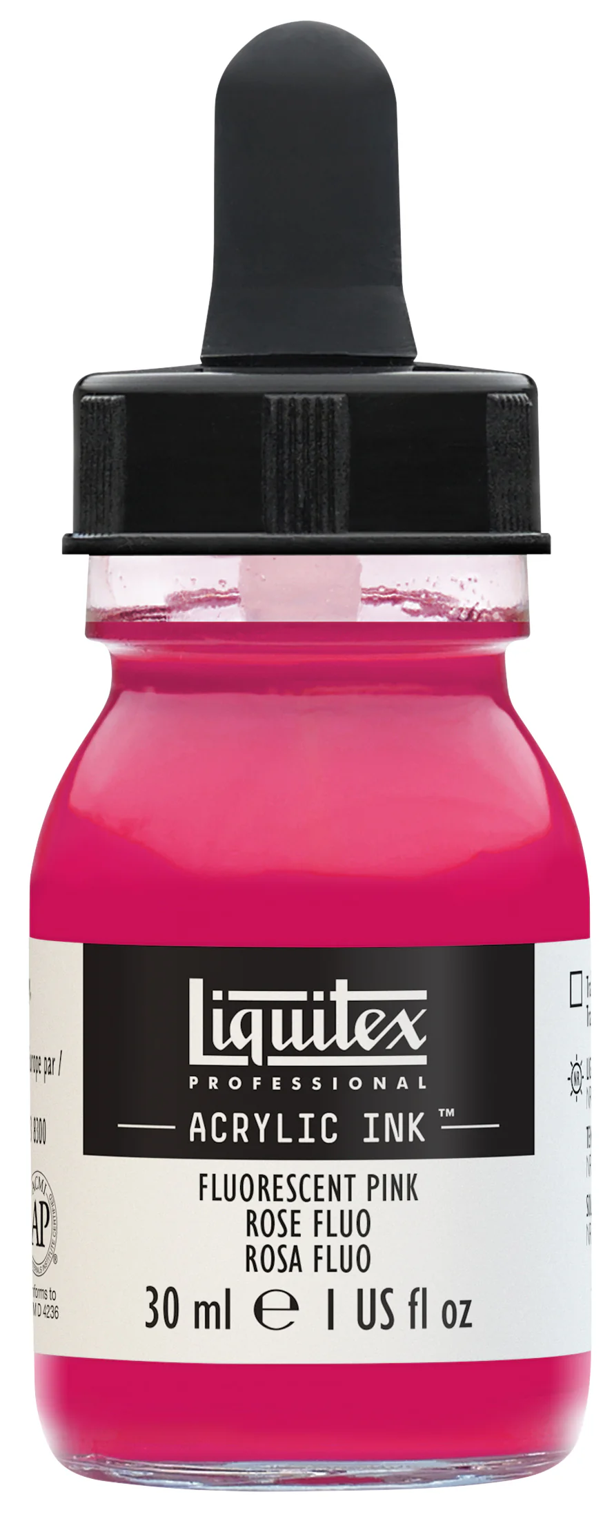 LQX Pro Acrylic Ink 30ml Fluorescent Pink