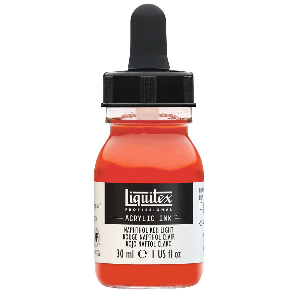 LQX Pro Acrylic Ink 30ml Napthol Red Light