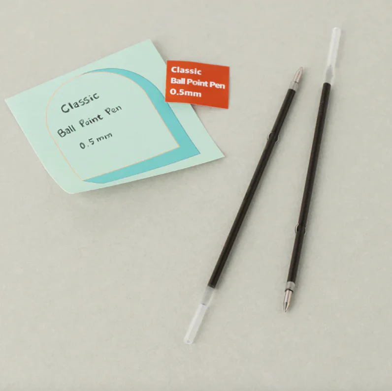 Livework: Life & Pieces Classic Ballpoint Refill - 0.5mm/Black