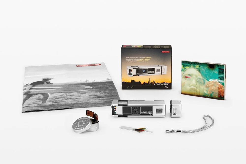 Lomomatic 110 Camera & Flash - Metal - Image 2