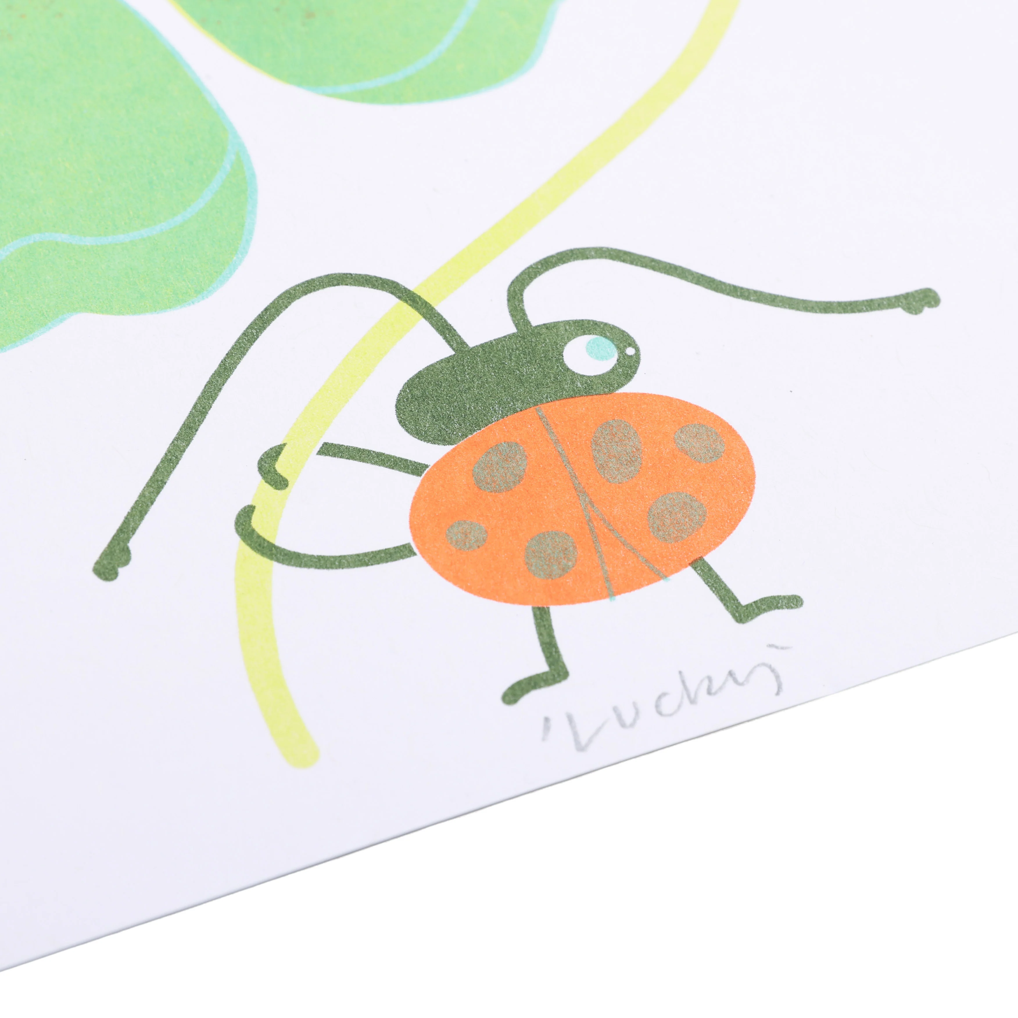 Lucky A5 Risograph Print - Image 2