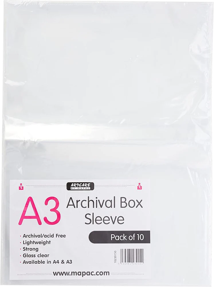 Mapac Archival Box Sleeves 10Pk - Image 2
