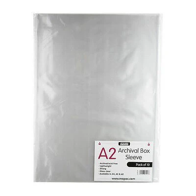 Mapac Archival Box Sleeves 10Pk - Image 3