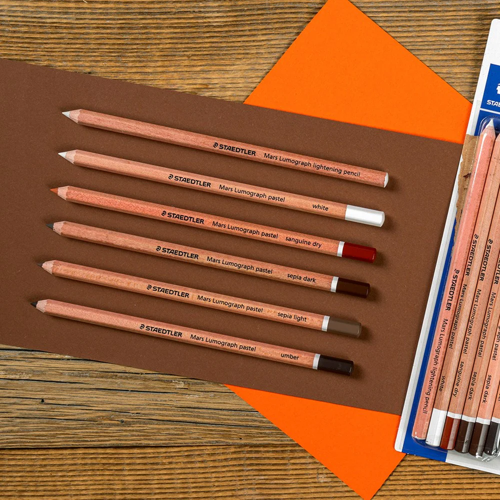 Mars Lumograph Pastel Pencil 6 Set - Image 2