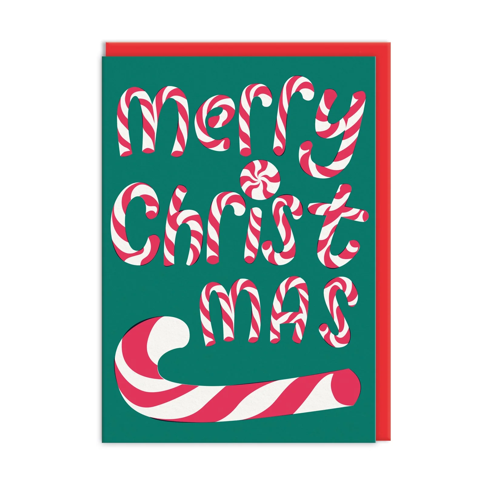 Merry Christmas Candy Cane Pack of 9 - Image 2