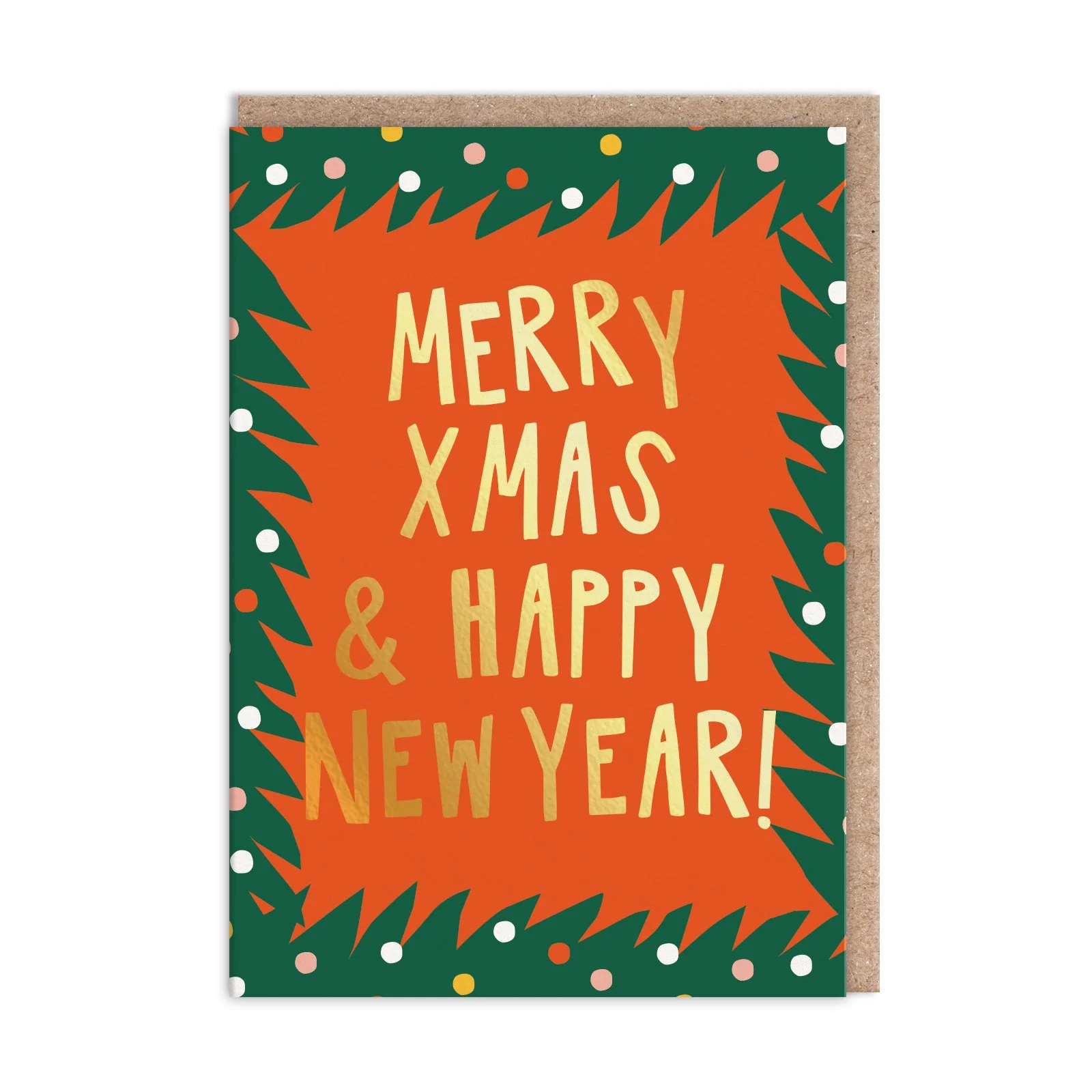 Merry Christmas Typographic Card Set - Image 2