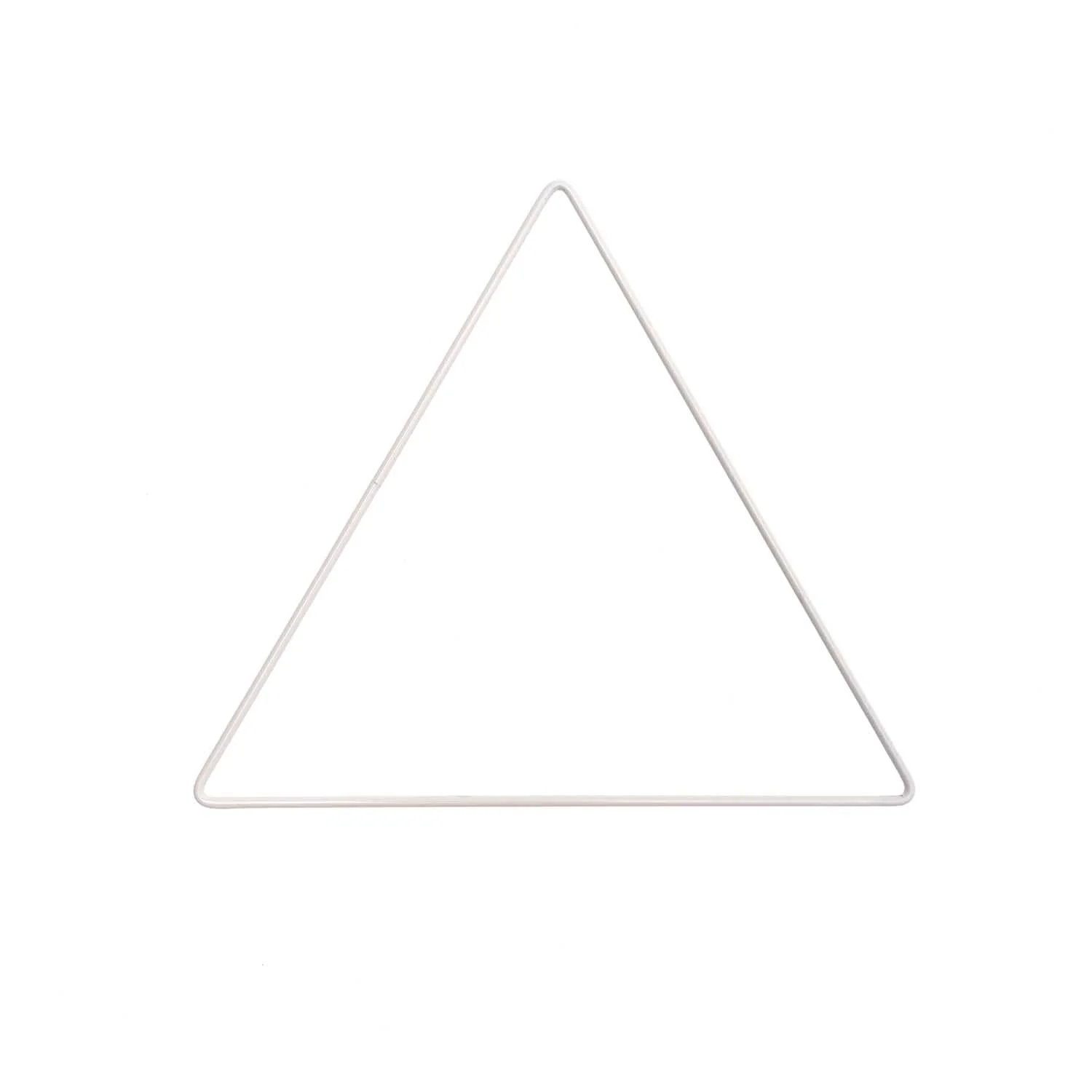 Metal Ring Triangle White - Image 2