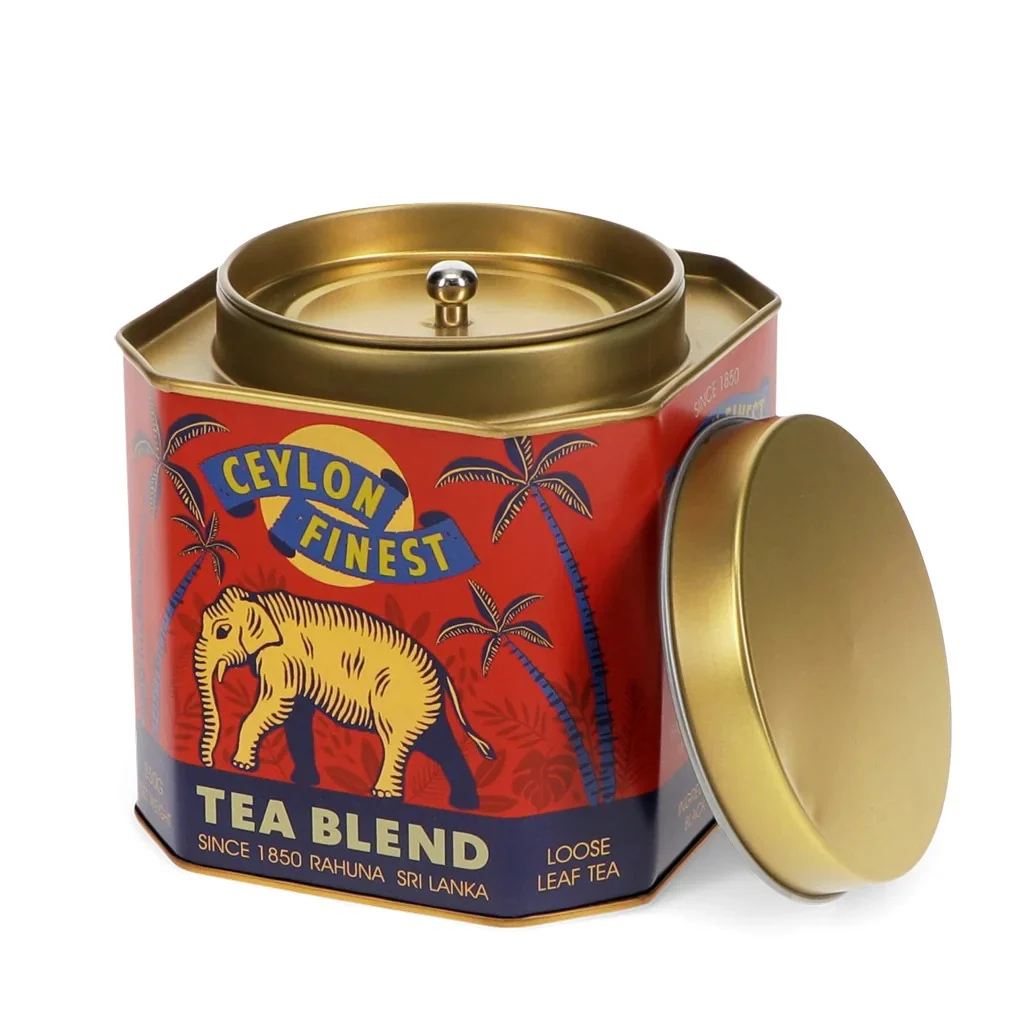 Metal Tea Caddy - Ceylon Finest - Image 2