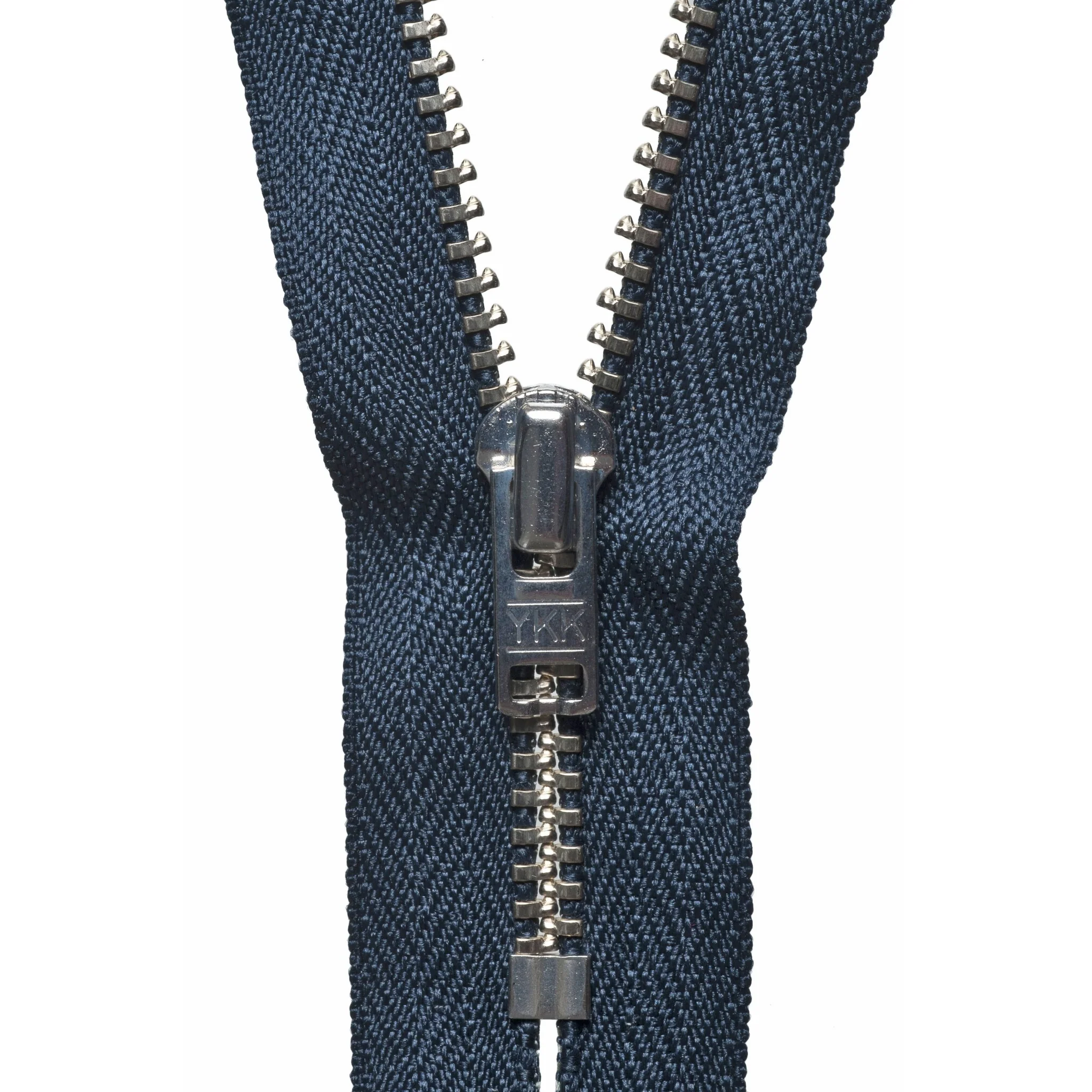 Metal Trouser Zip - 15cm/5.90in - Dark Navy