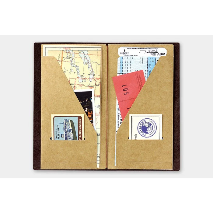 Midori: Traveler's Notebook Refill - 020 Kraft File - Image 3