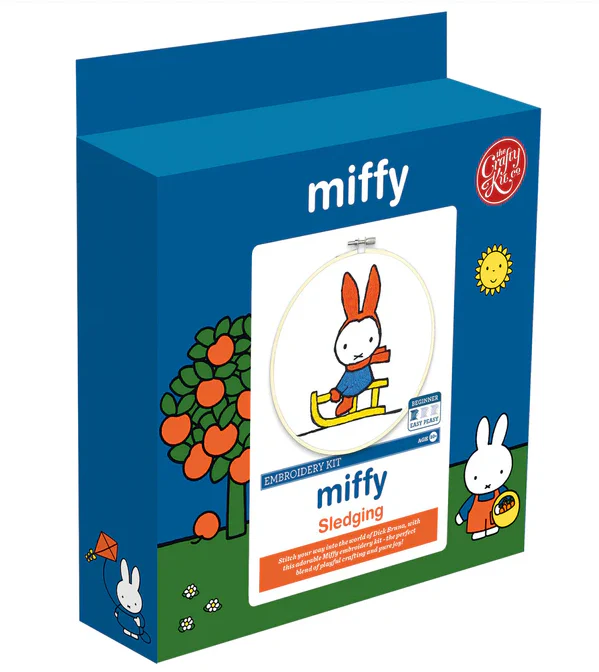 Miffy Sledging Embroidery Kit - Image 2