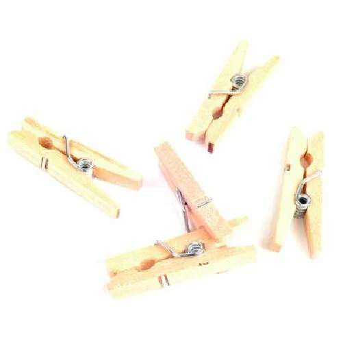 Mini Clothes Pegs 25mm 50 Pk - Image 3