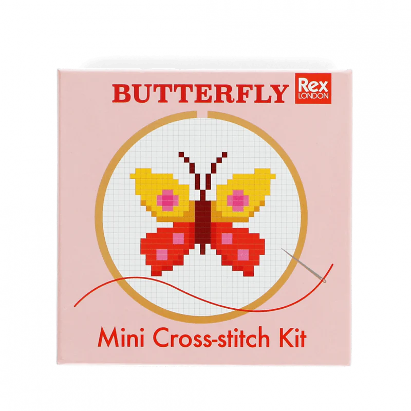 Mini cross-stitch kit - Butterfly