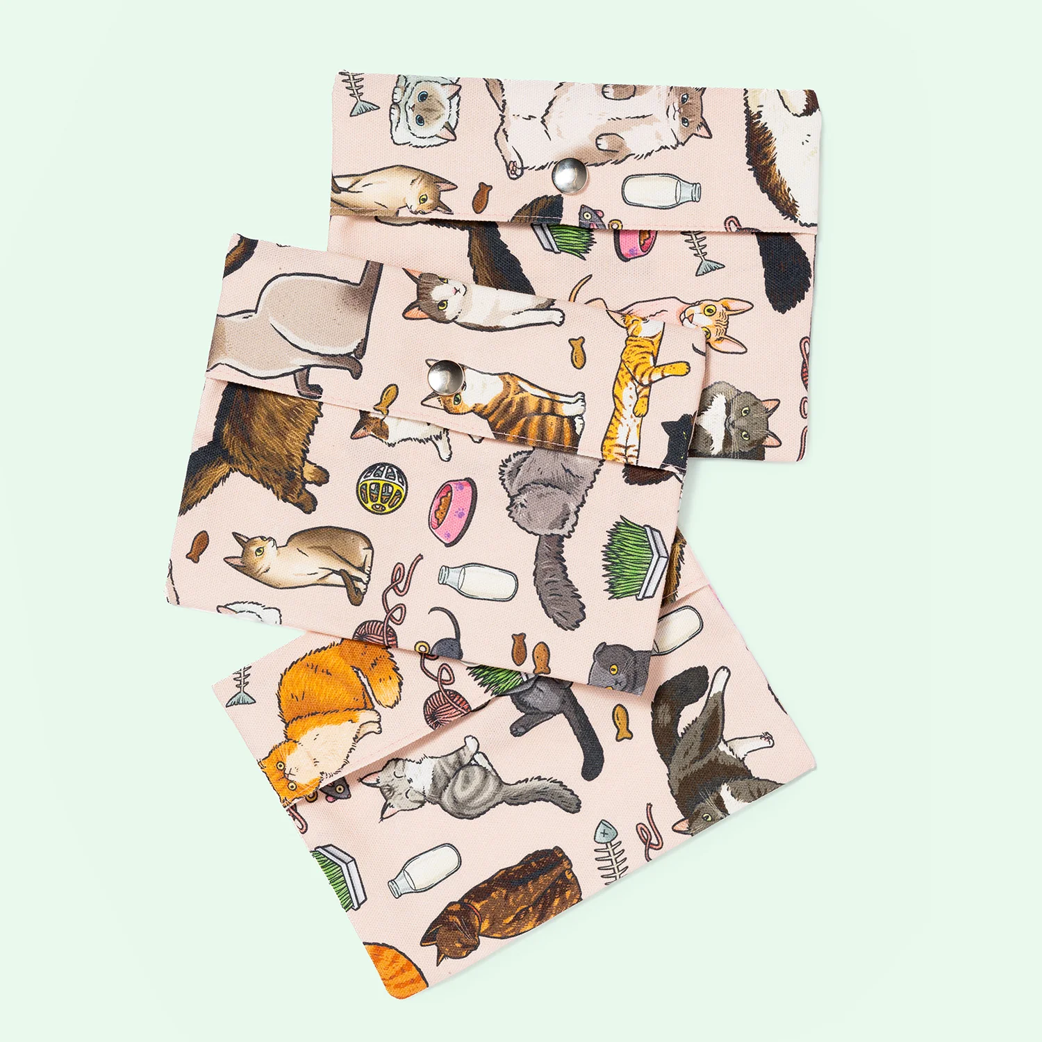 Popper Pouch - Cats - Image 2
