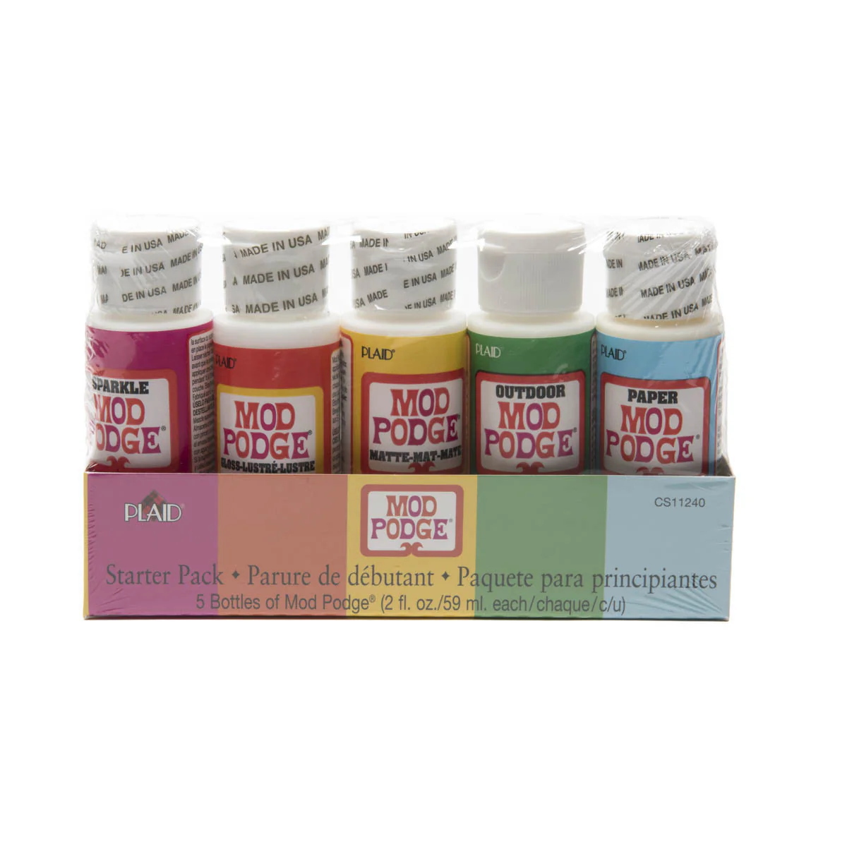 Mod Podge Starter Set 5x2oz/59ml